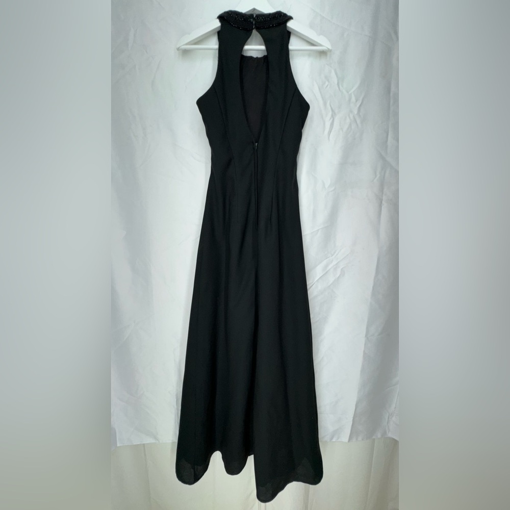 New Image Vintage Black Long Dress Size S - Picture 7 of 15